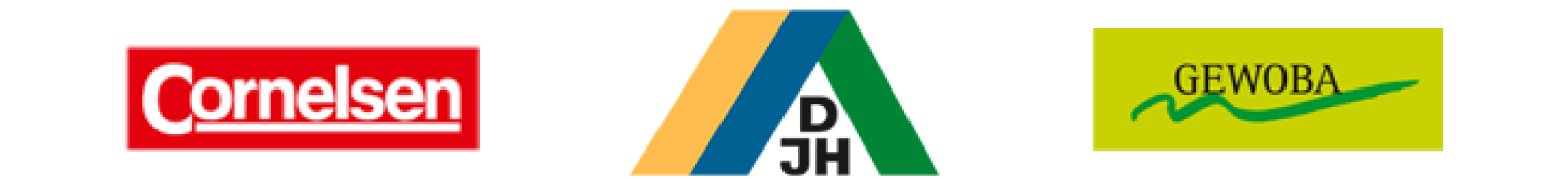 Referenzen von Cornelesen, Deutsches Jugendherbergswerk und GEWOBA.